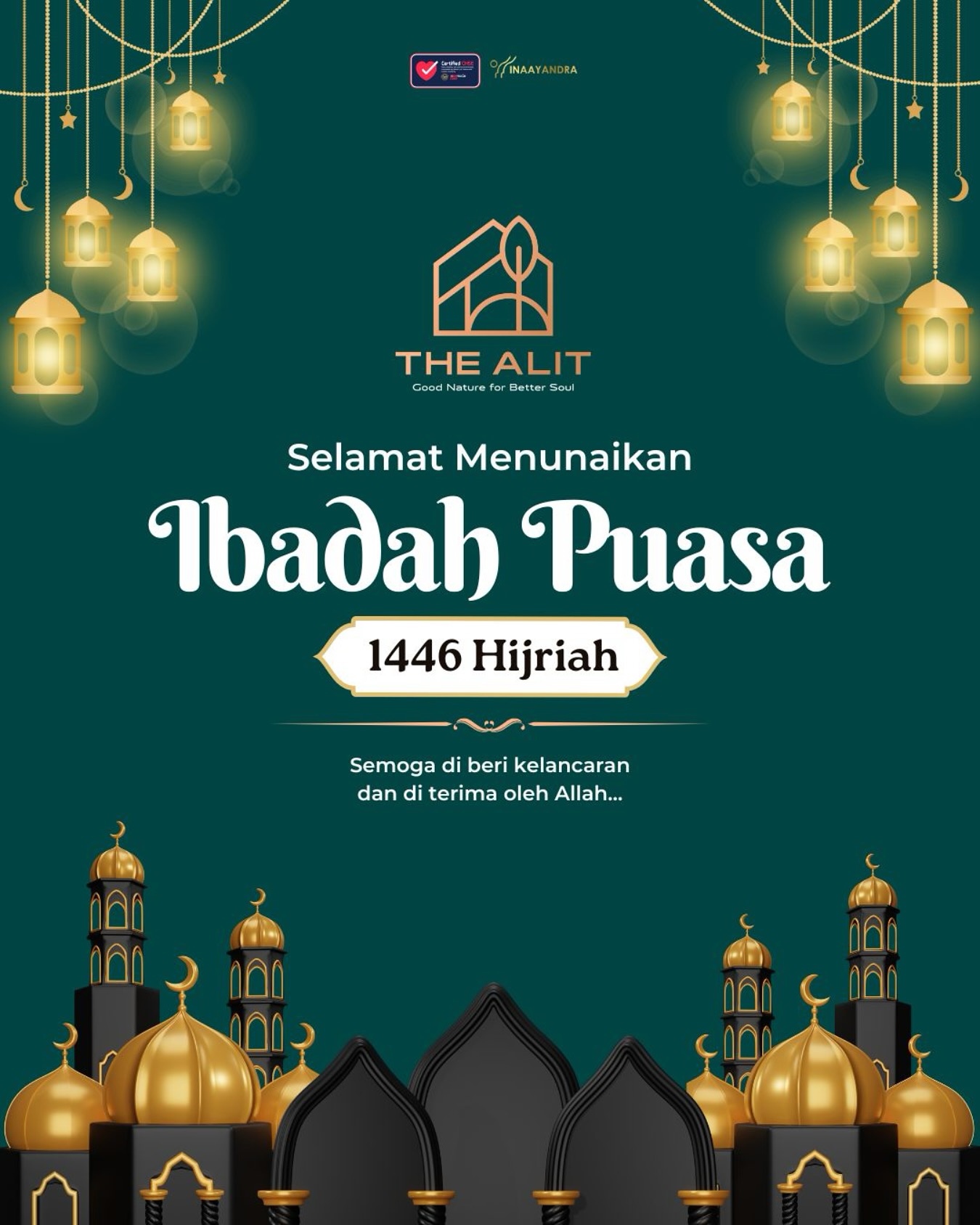 • 𝗠𝗮𝗿𝗵𝗮𝗯𝗮𝗻 𝘆𝗮 𝗥𝗮𝗺𝗮𝗱𝗵𝗮𝗻 •

Kami, keluarga besar The Alit Indonesia mengucapkan Selamat Menunaikan Ibadah Puasa dan Amalan Ibadah lainnya, semoga diberi kelancaran dan diterima oleh Allah. Aamiin..

🙏🏻❤️